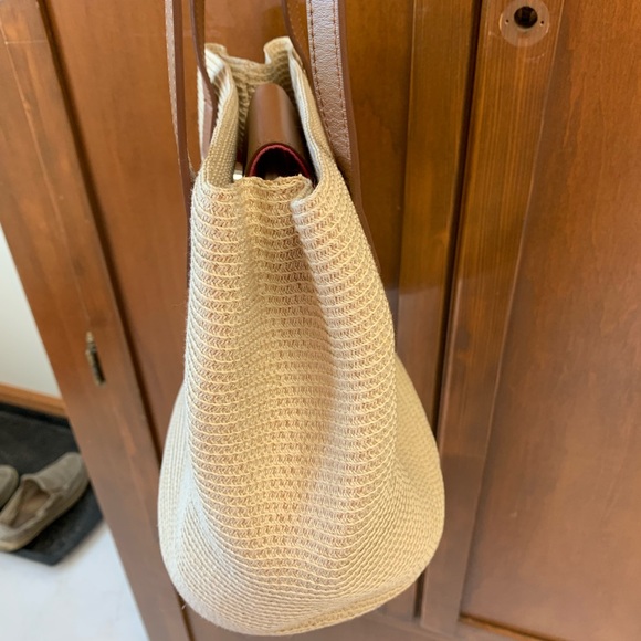 Talbots woven tote bag purse - Picture 6 of 8